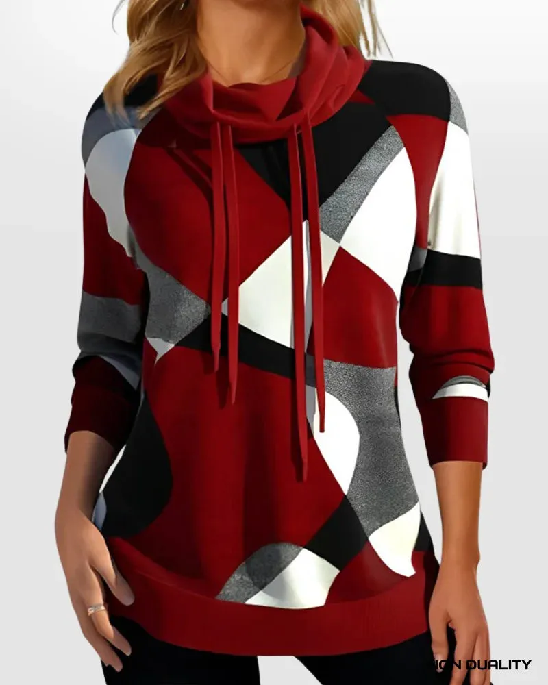 Non Duality | Abstract Print Hoodie