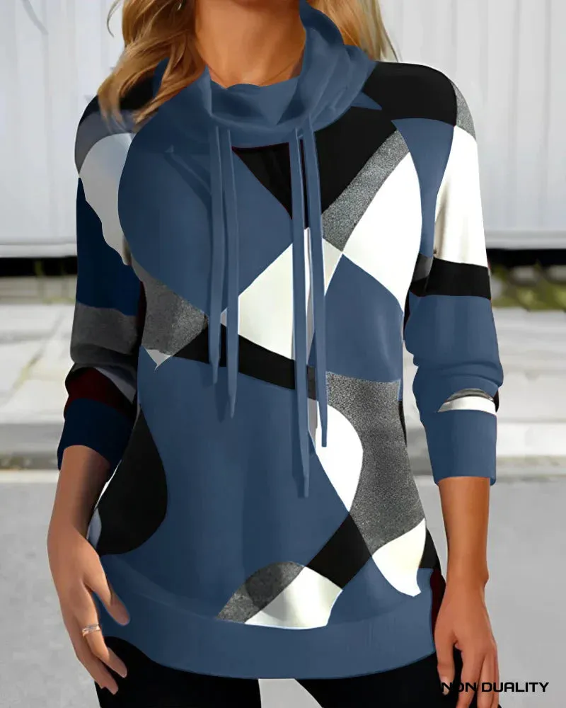 Non Duality | Abstract Print Hoodie