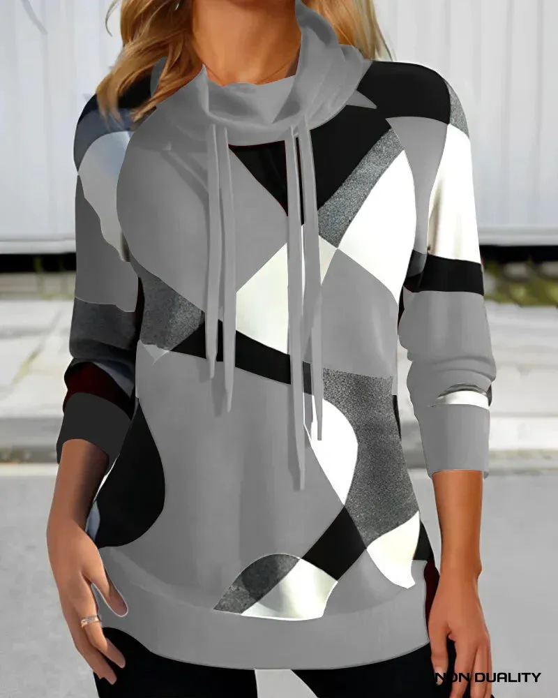 Non Duality | Abstract Print Hoodie