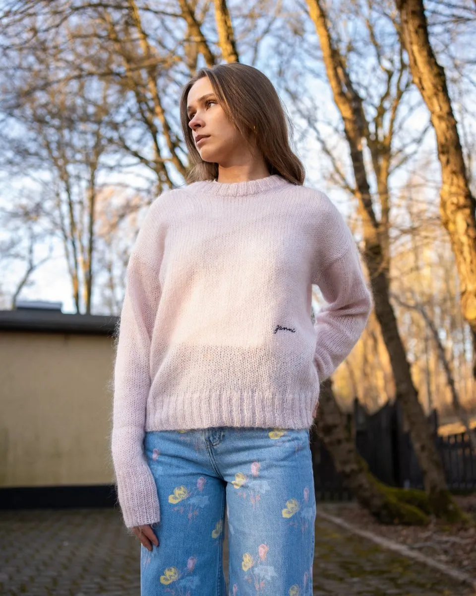 O-neck Pullover - Light Lilac