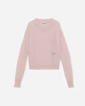 O-neck Pullover - Light Lilac