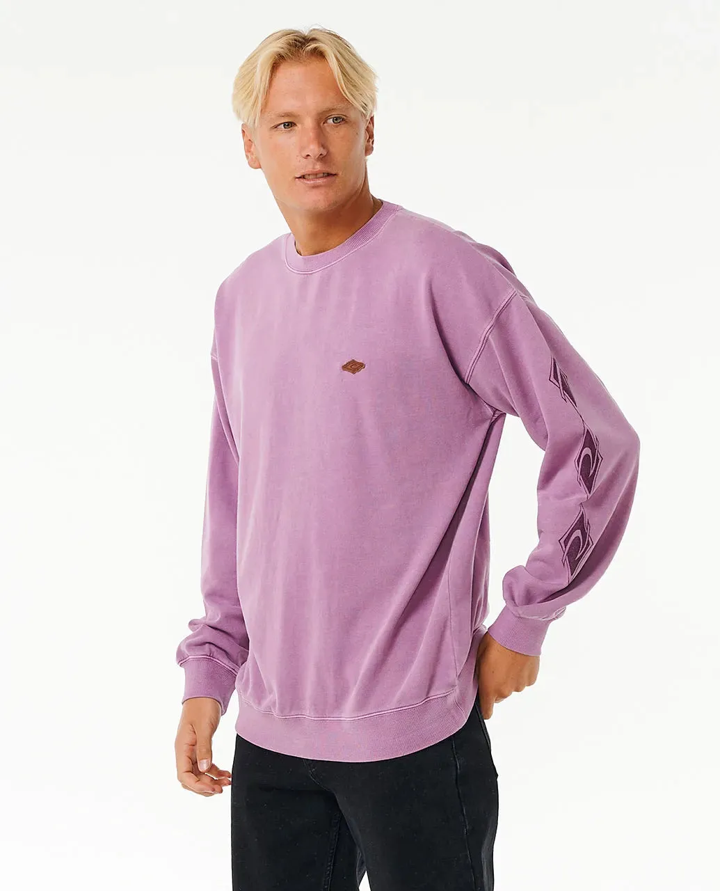 Original Surfer Crew Fleece - Dusty Purple