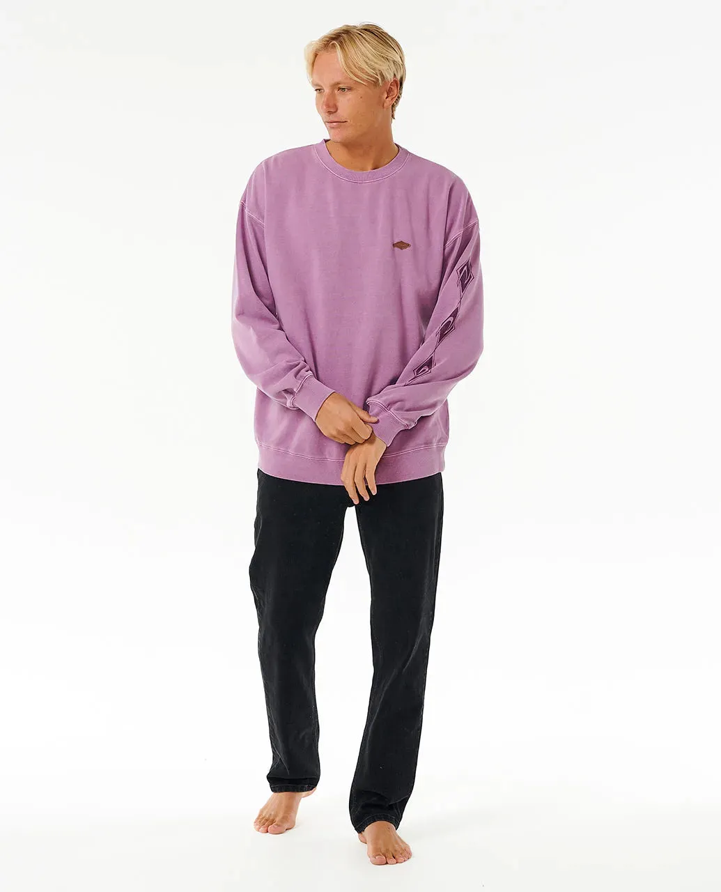 Original Surfer Crew Fleece - Dusty Purple