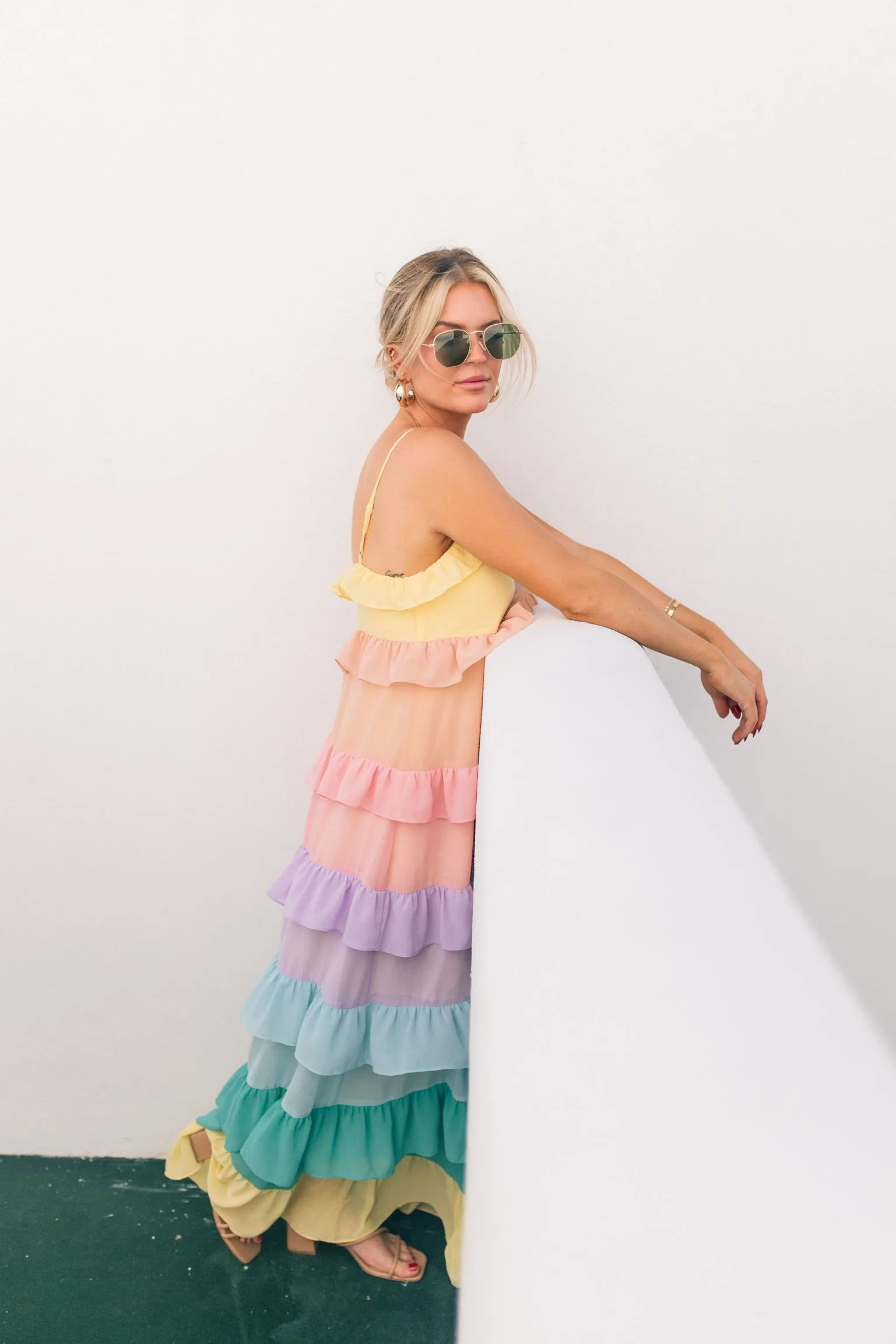 Over the Rainbow Maxi Dress