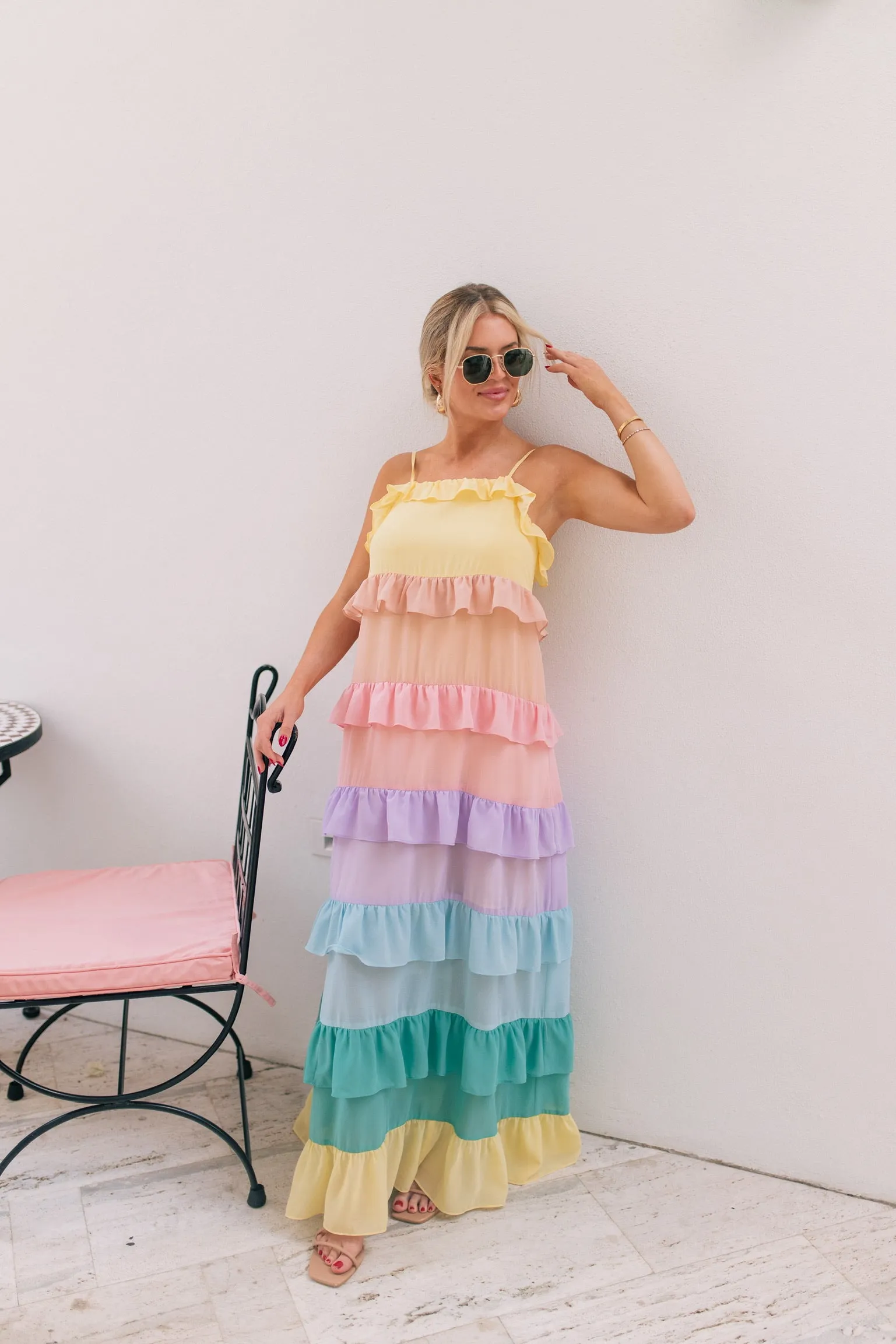 Over the Rainbow Maxi Dress