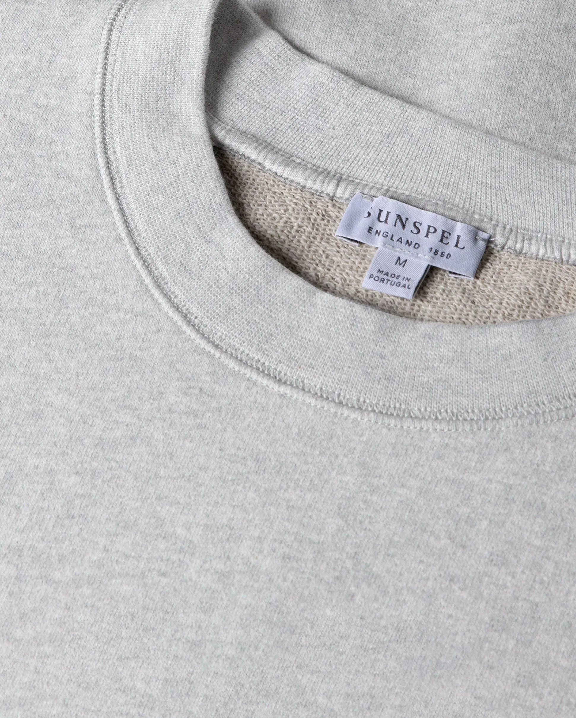 OVERSIZED LOOPBACK SWEATSHIRT / LIGHT GREY MELANGE