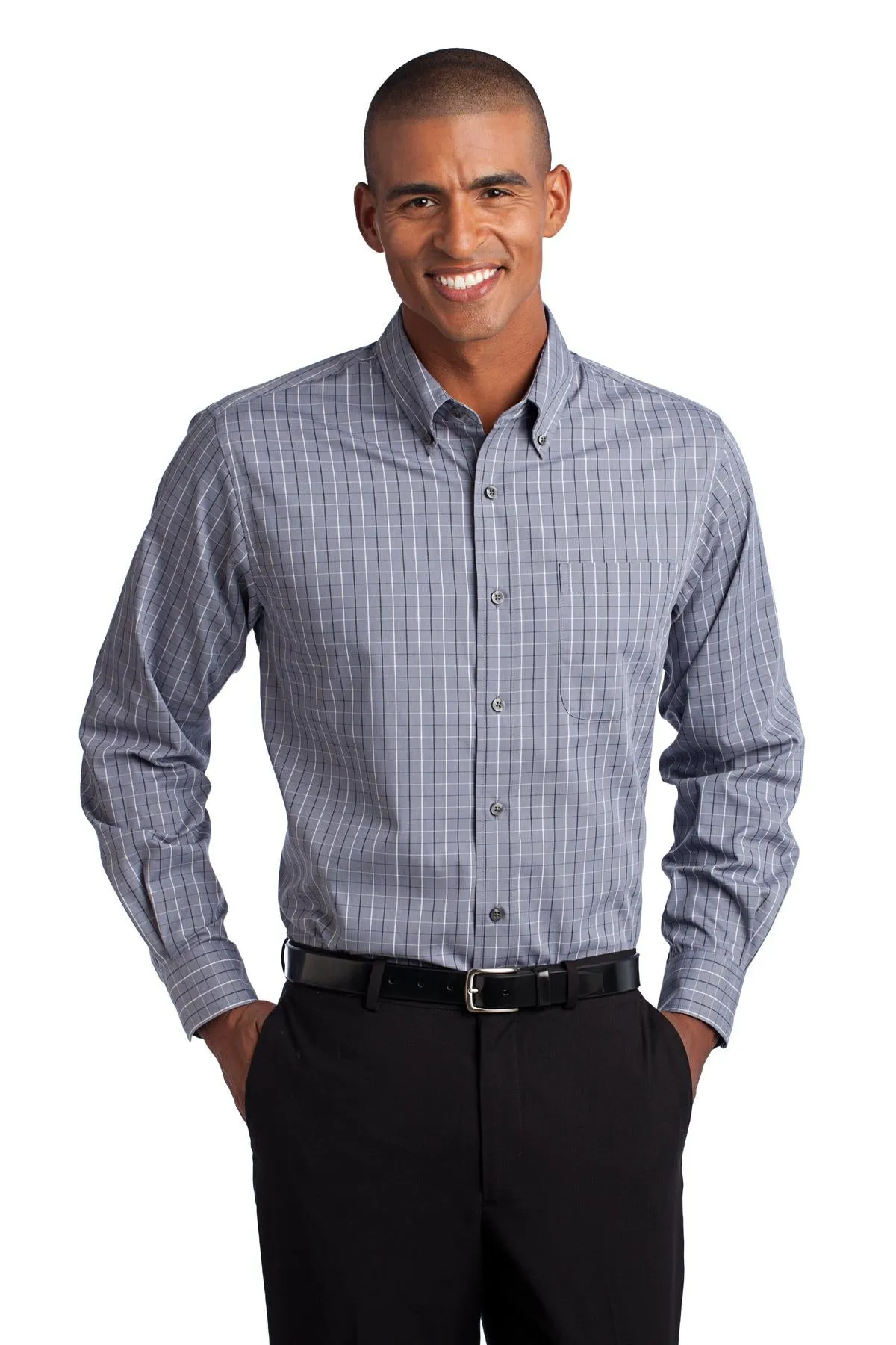 Port Authority Tattersall Easy Care Shirt. S642