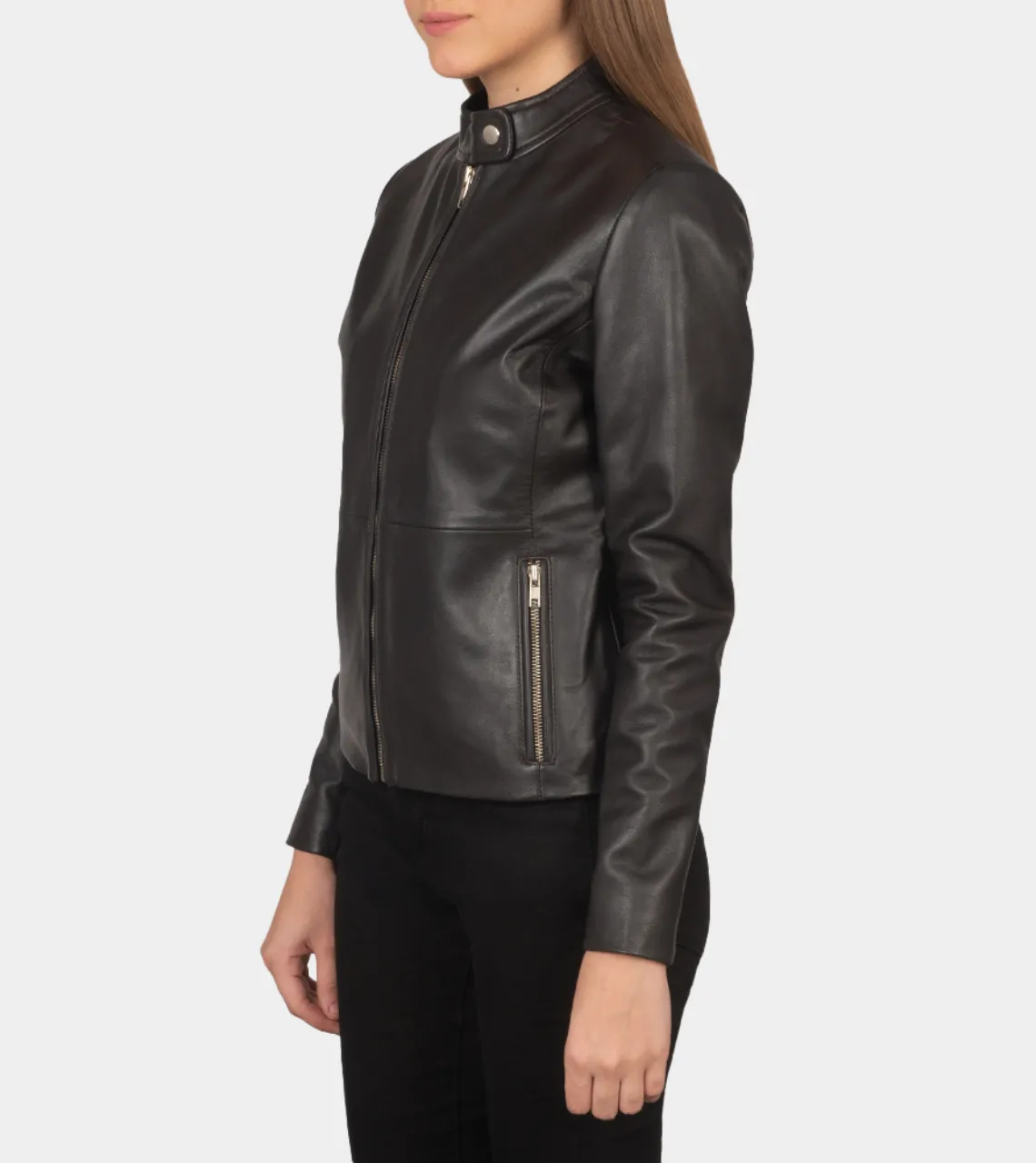 Rocher Women's Biker Leather Jacket