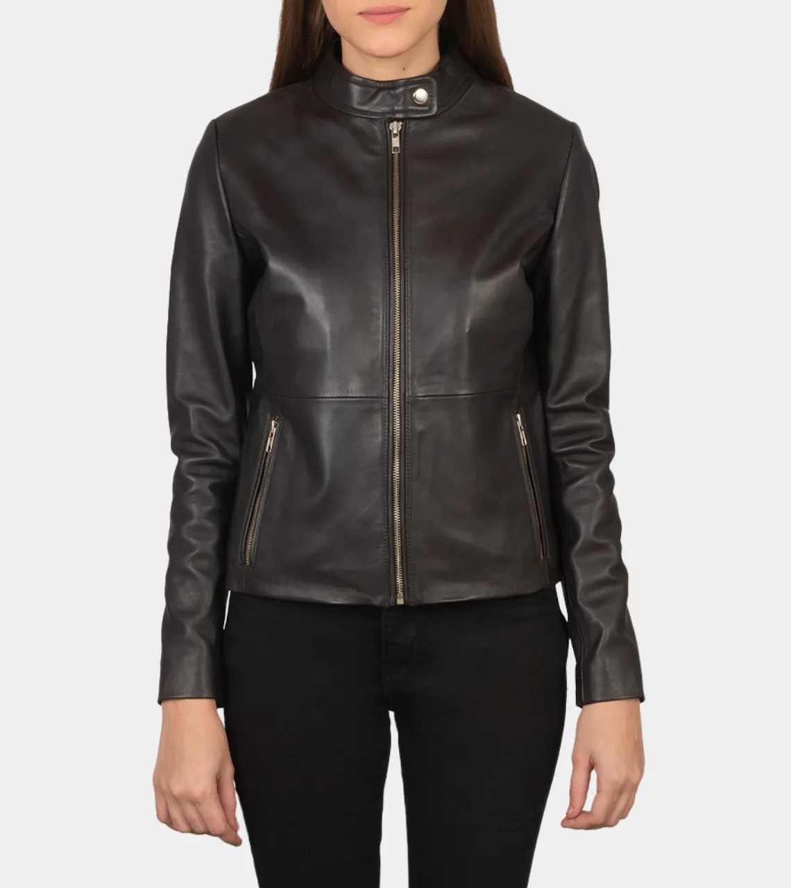 Rocher Women's Biker Leather Jacket