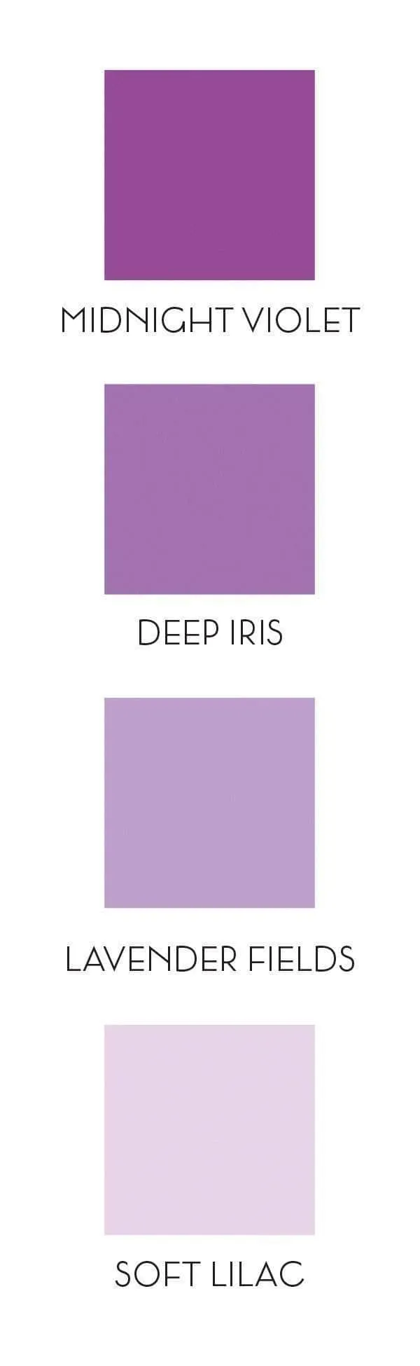 Shades of Purple Crisp Dye Ink Mini Cube Set