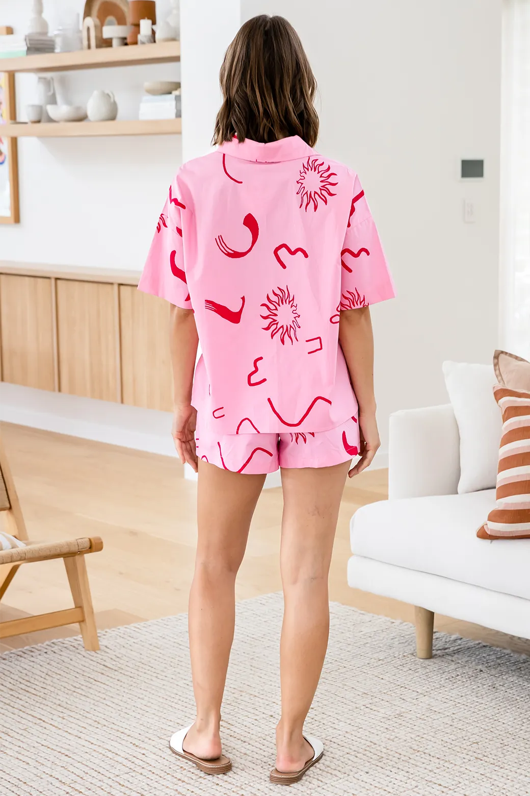 Siarra Shirt Dali Print Pink