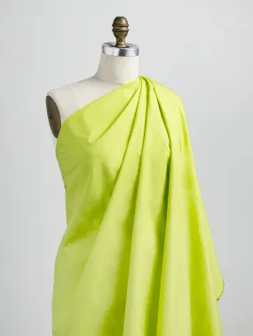 Signature Crisp Cotton Poplin - Lime Green - Swatch