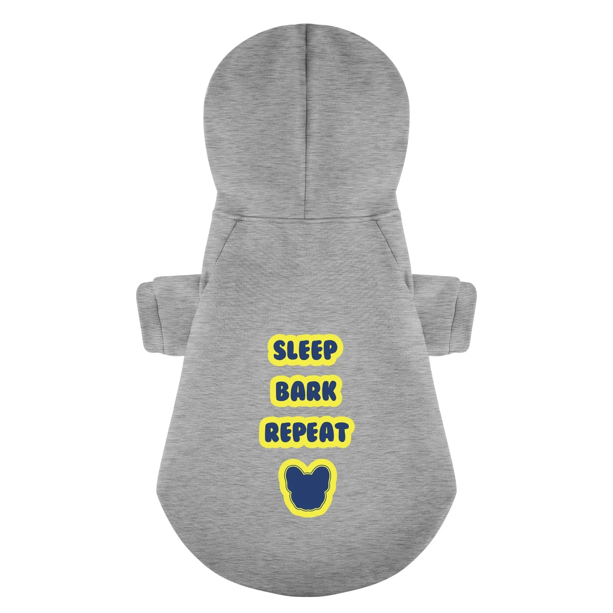 Sleep, bark, repeat - Personalized French Bulldog Hoodies with Funny Quotes – Stylish, Cozy, and Premium 100% Cotton