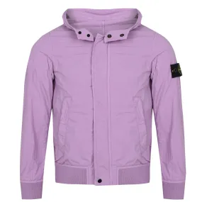 Stone Island Junior Pink Crinkle Reps Jacket