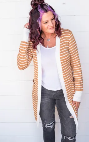 Stripe Duster Cardigan - Final Sale