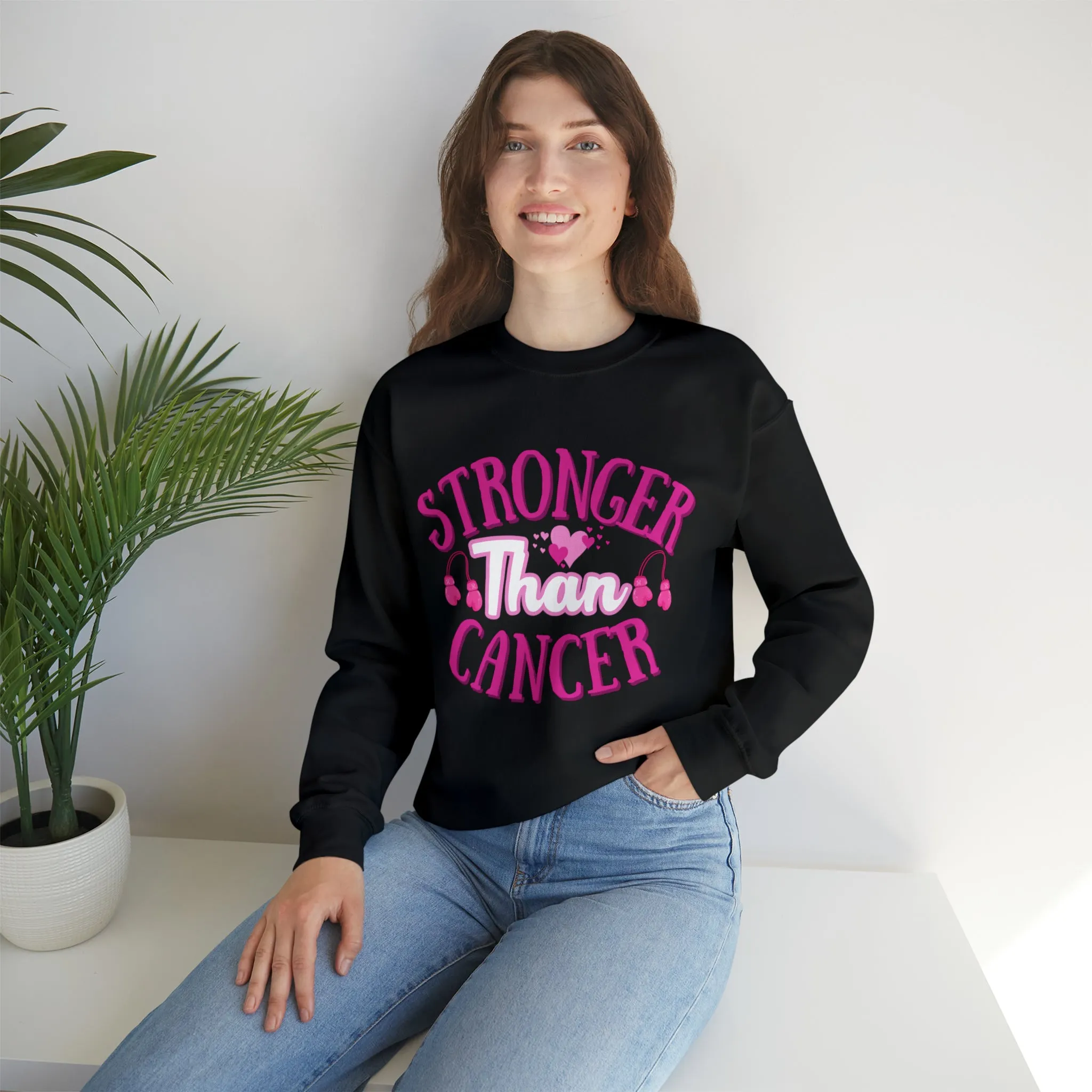 Stronger Than Cancer Heavy Blend™ Crewneck Sweatshirt