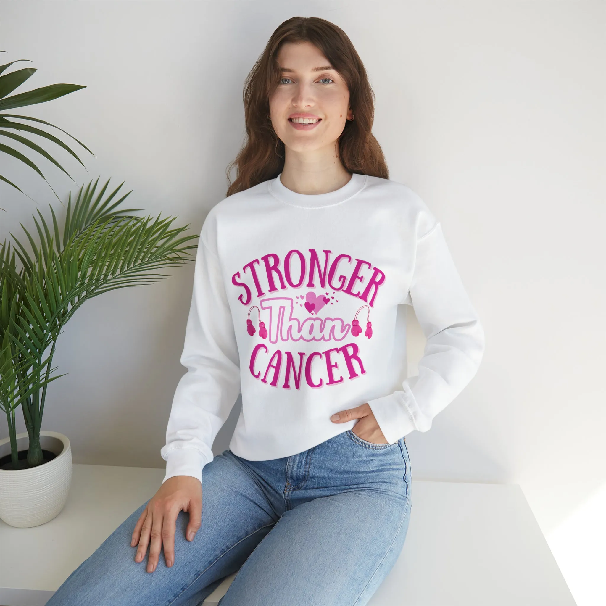 Stronger Than Cancer Heavy Blend™ Crewneck Sweatshirt