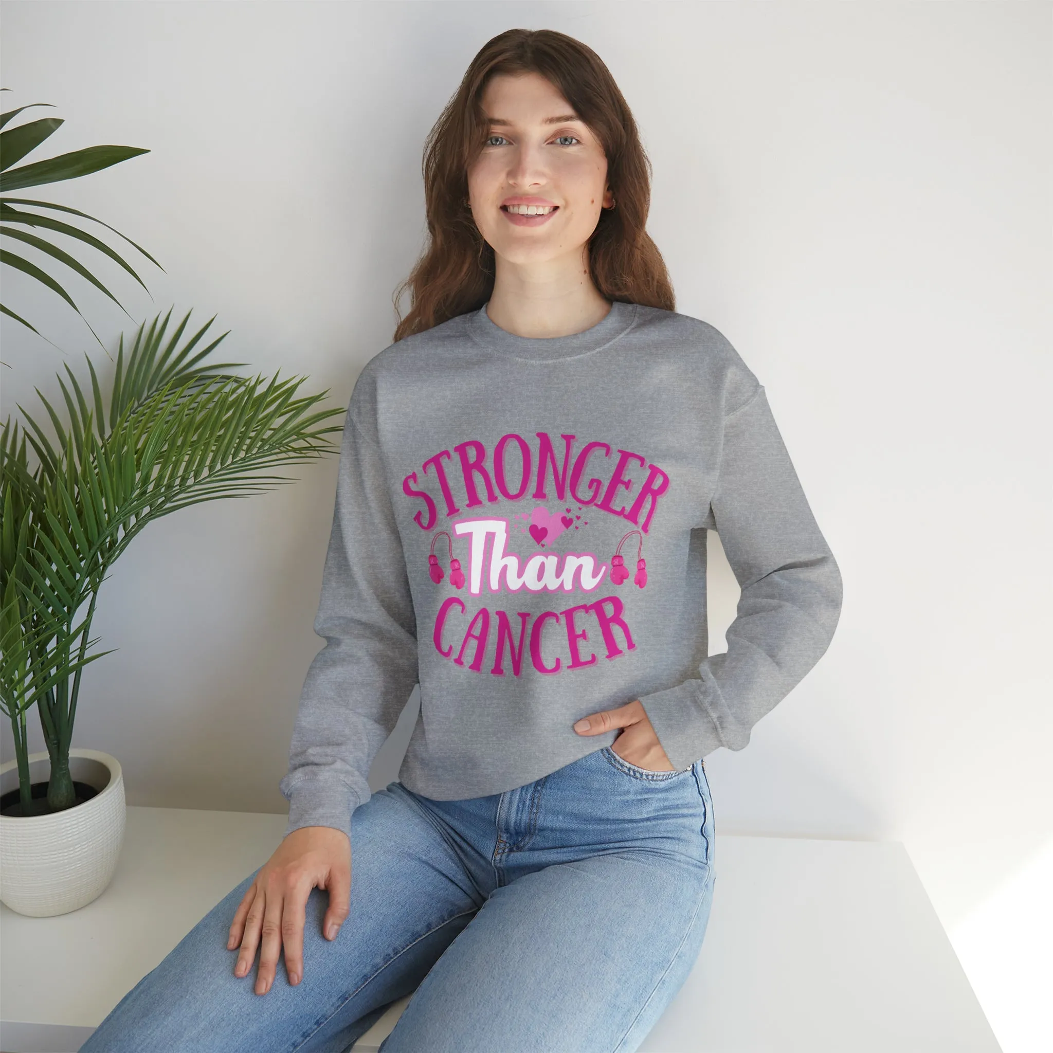 Stronger Than Cancer Heavy Blend™ Crewneck Sweatshirt