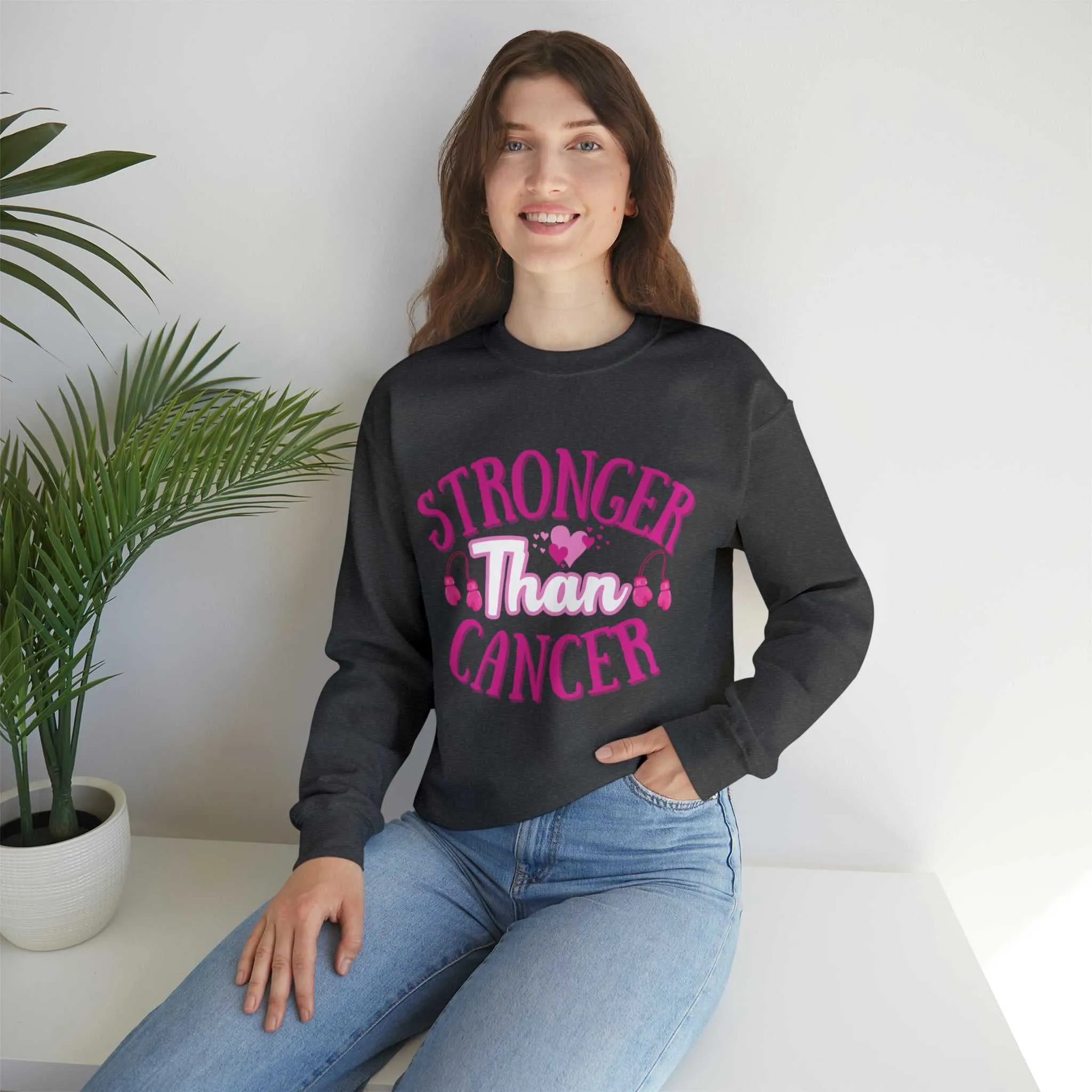 Stronger Than Cancer Heavy Blend™ Crewneck Sweatshirt