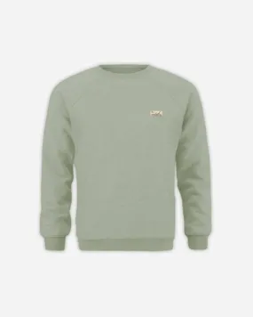 SUNSIGN2 PATCH TVÆRS MEN’S SWEATSHIRT - LIGHT GREEN