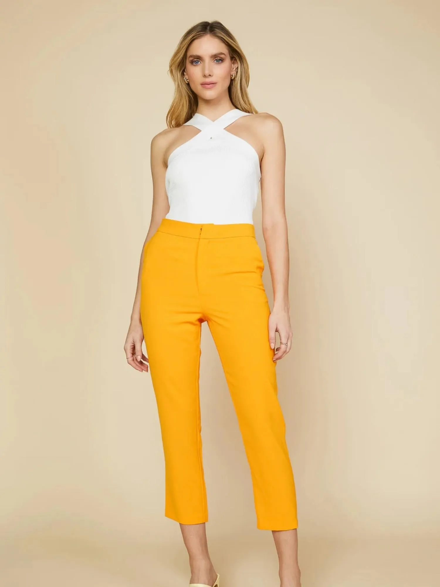 Tailored Trouser Sunkissed Orange