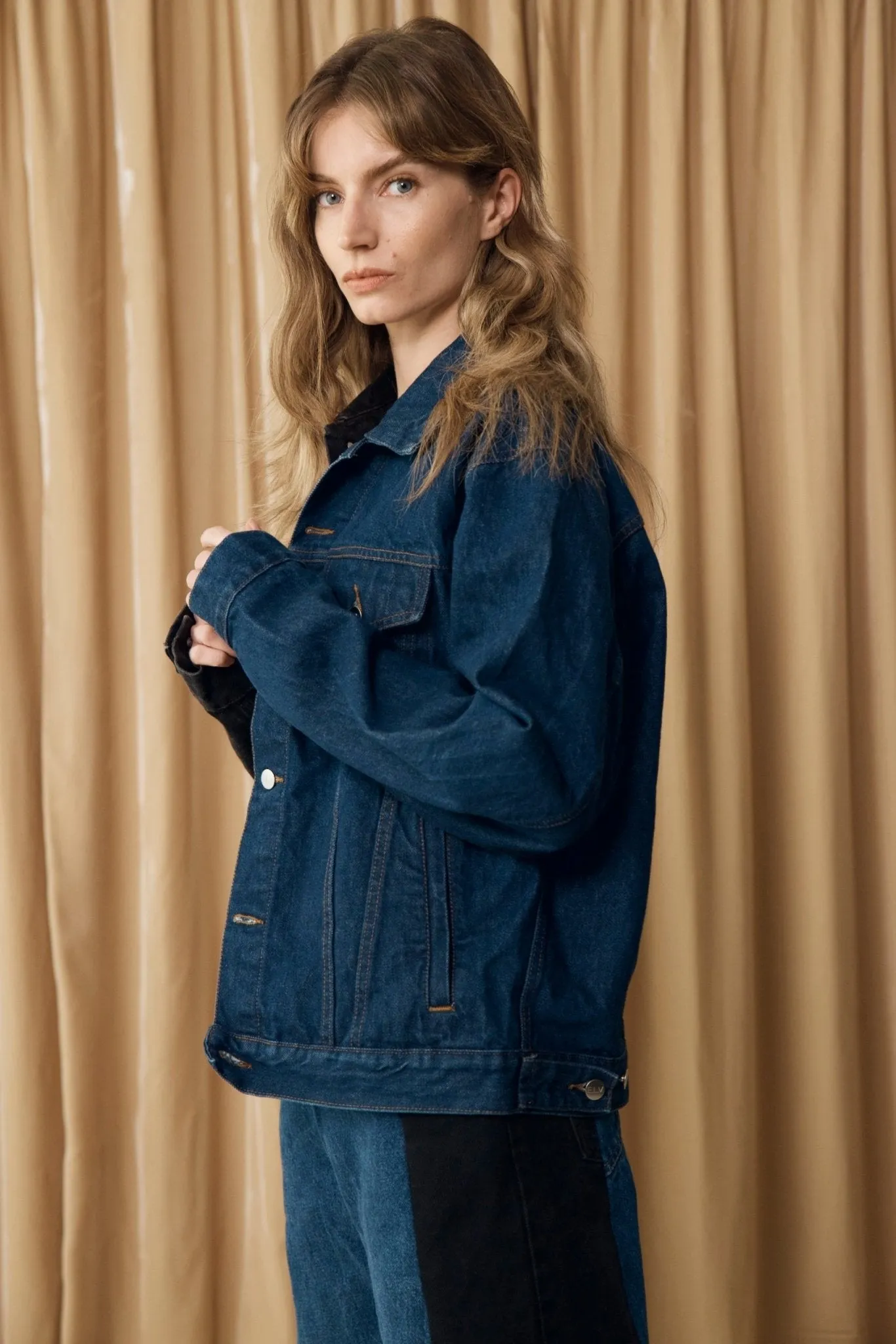 The Classic Denim Jacket Black Dark Blue