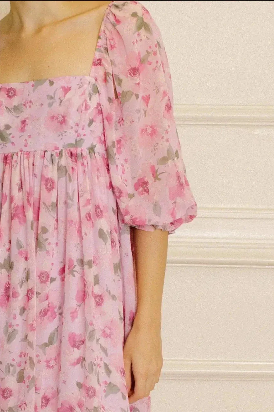 The Evie Floral Babydoll Dress