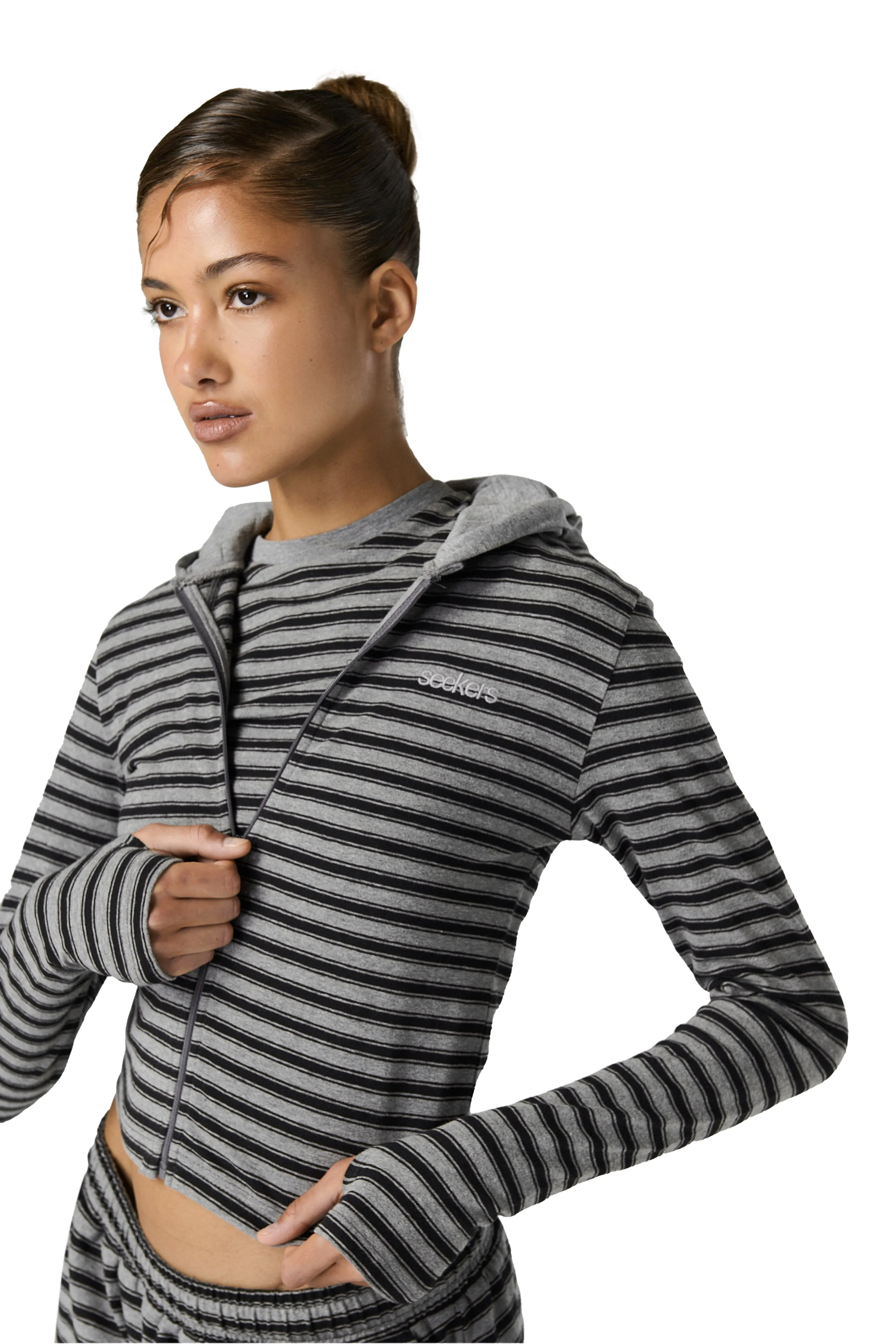 Tour Stripe Zip Up