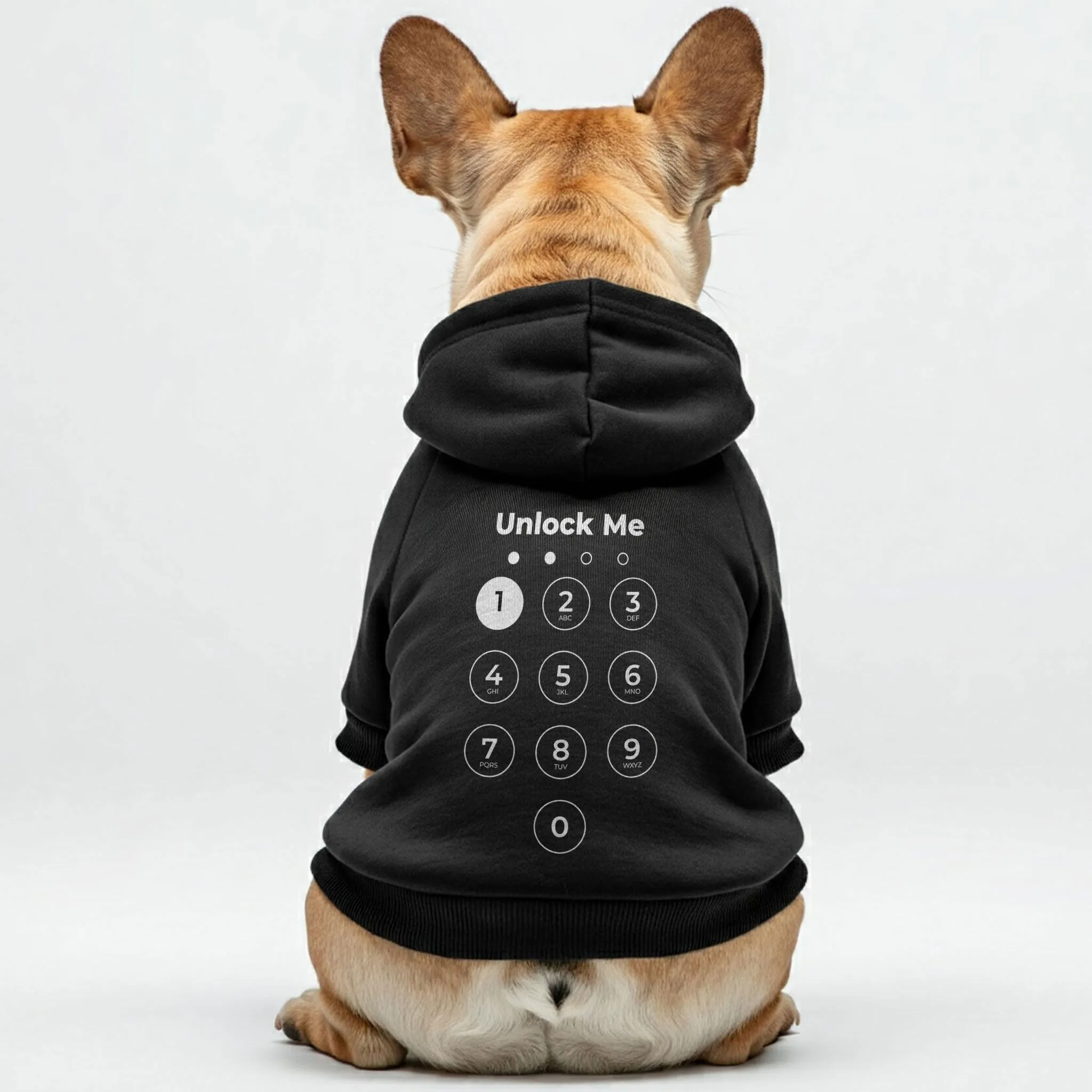 Unlock Me - Personalized French Bulldog Hoodies with Funny Quotes – Stylish, Cozy, and Premium 100% Cotton