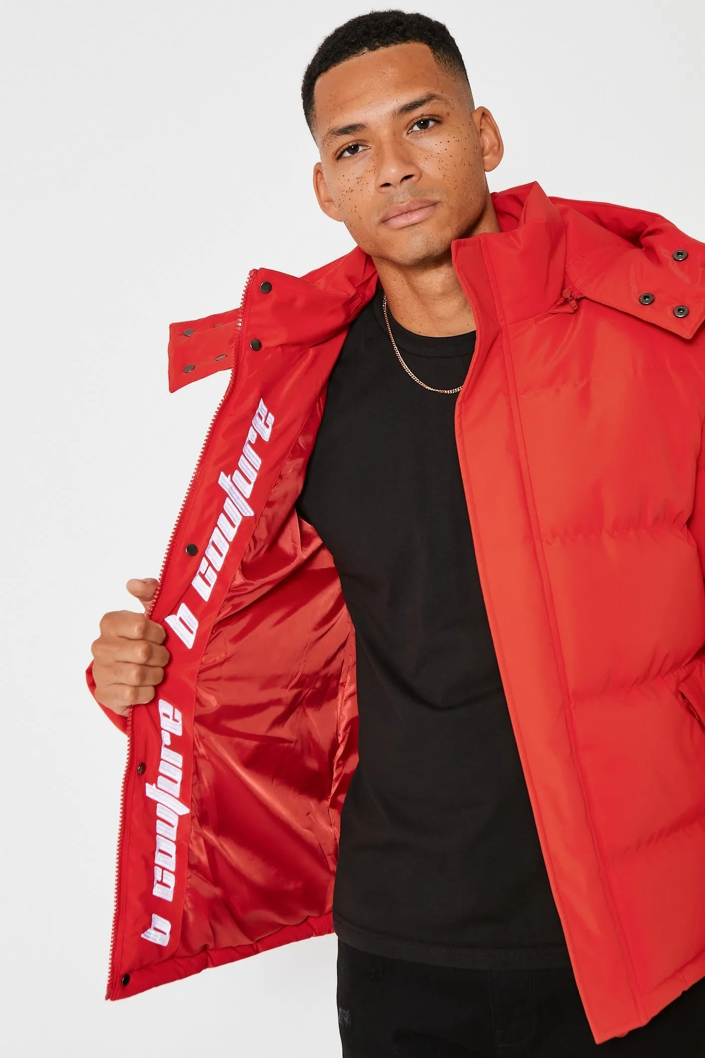 Upminster Puffer Jacket - Red