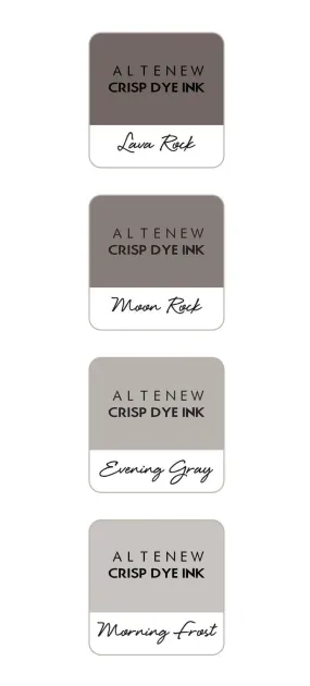 Warm Gray Crisp Dye Ink Mini Cube Set