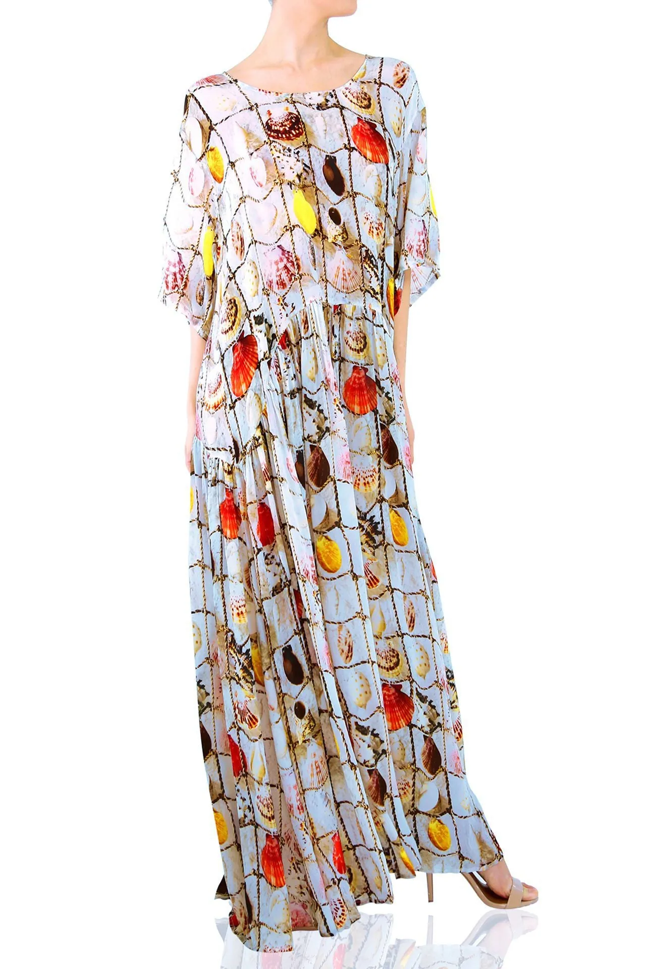 White Long Maxi Dress For Women