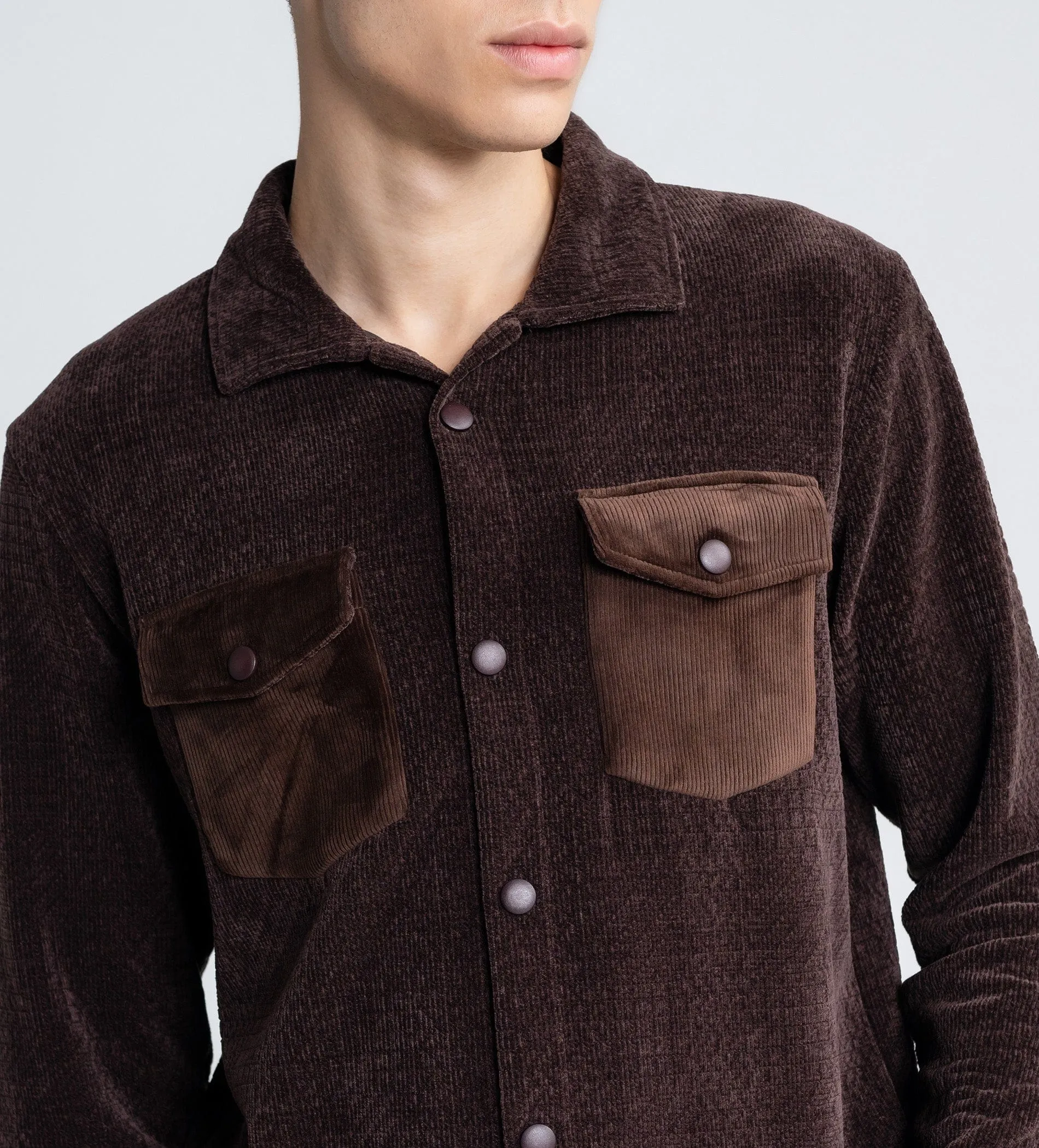 Winter Warmth Dark Brown Shacket