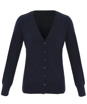 Womens essential acrylic cardigan | Navy