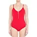 Women's  O-Ring Zip Up Cami  Spaghetti Strap Bodysuit