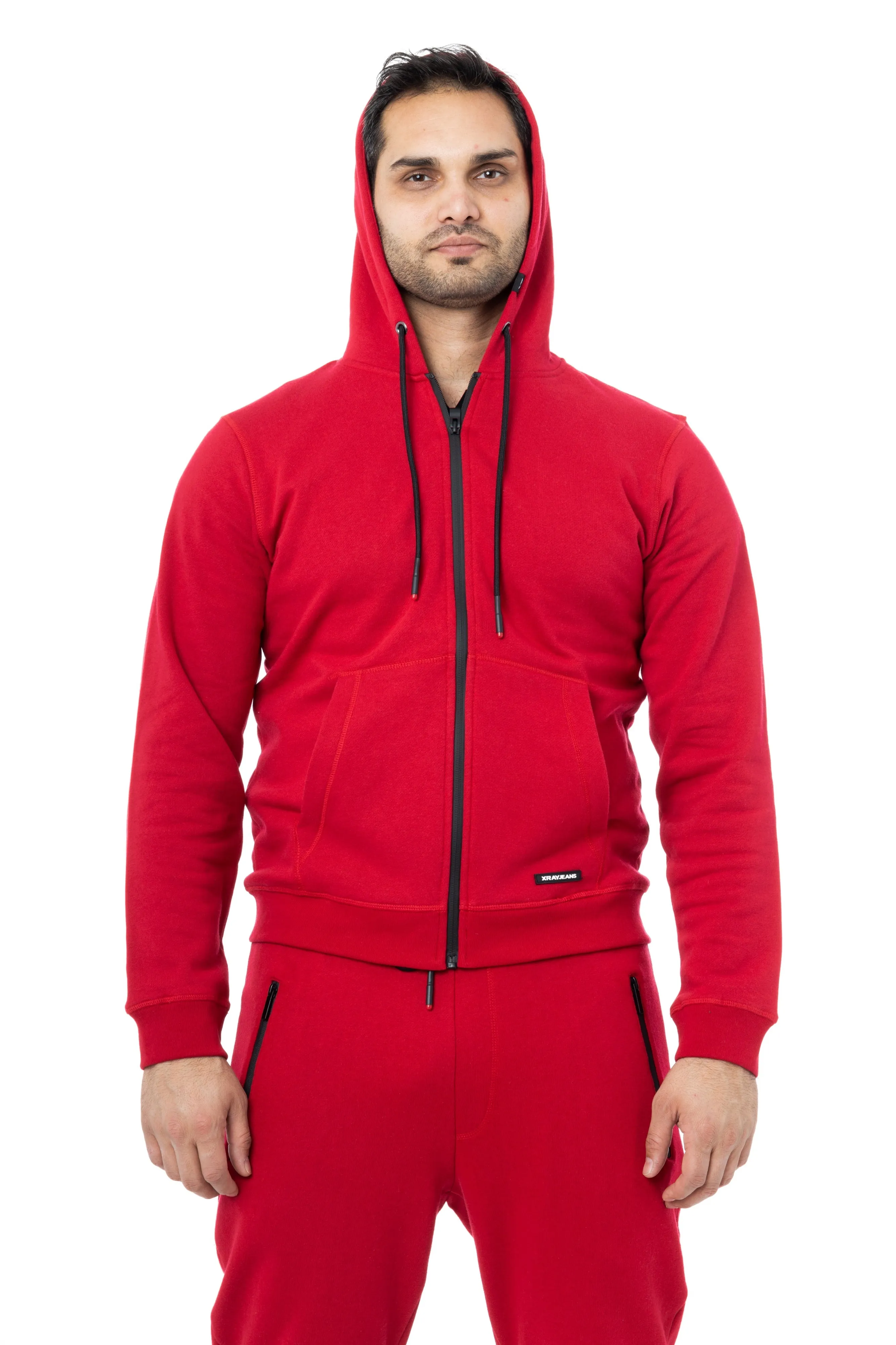 X RAY Fleece Active Classic Zip Up Hoodie