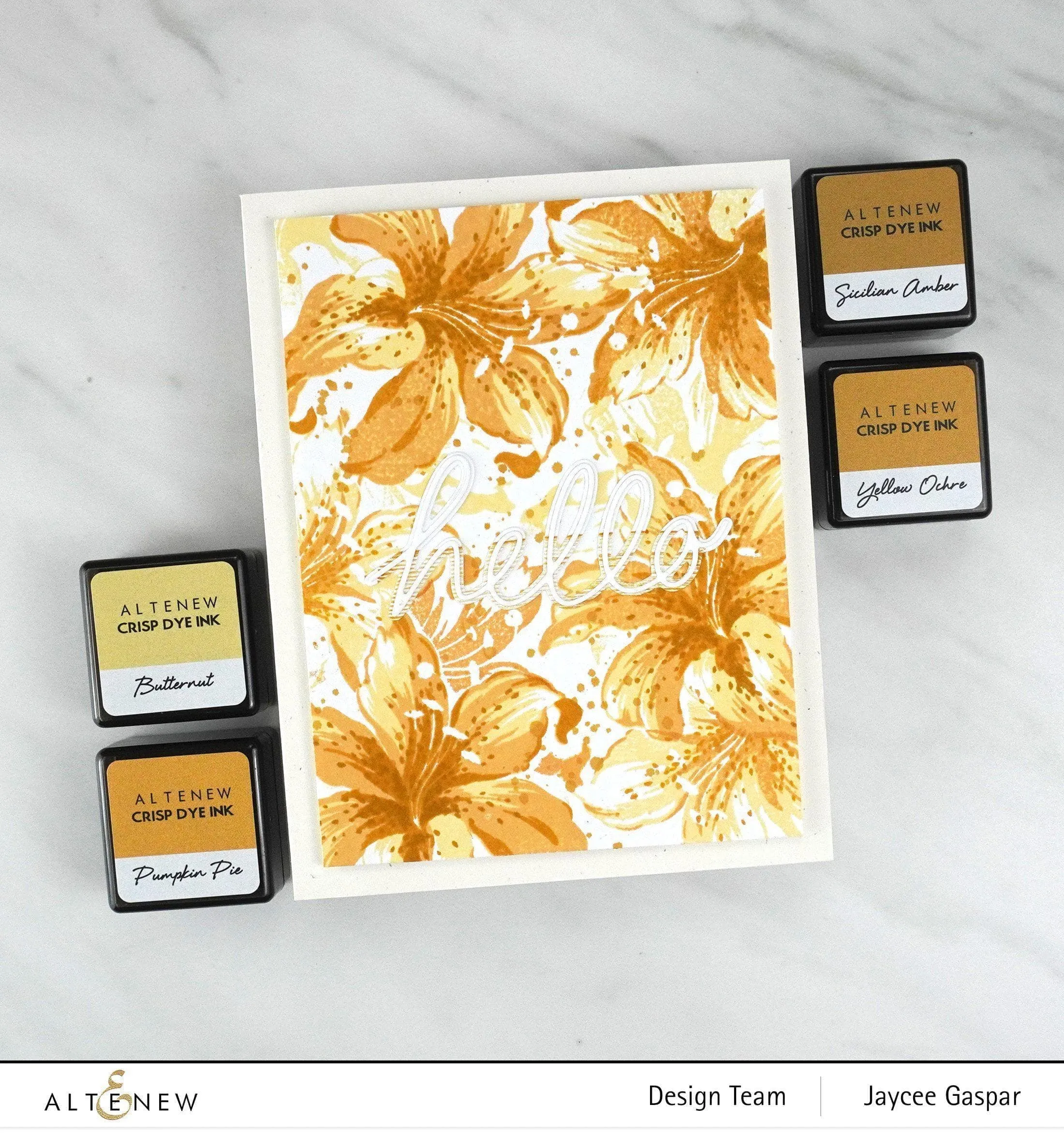 Yellow Ochre Crisp Dye Ink