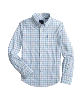 Youth Scull Button Up Shirt Wake